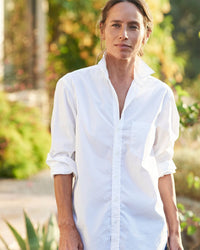 Frank & Eileen Joedy Blouse in White Poplin