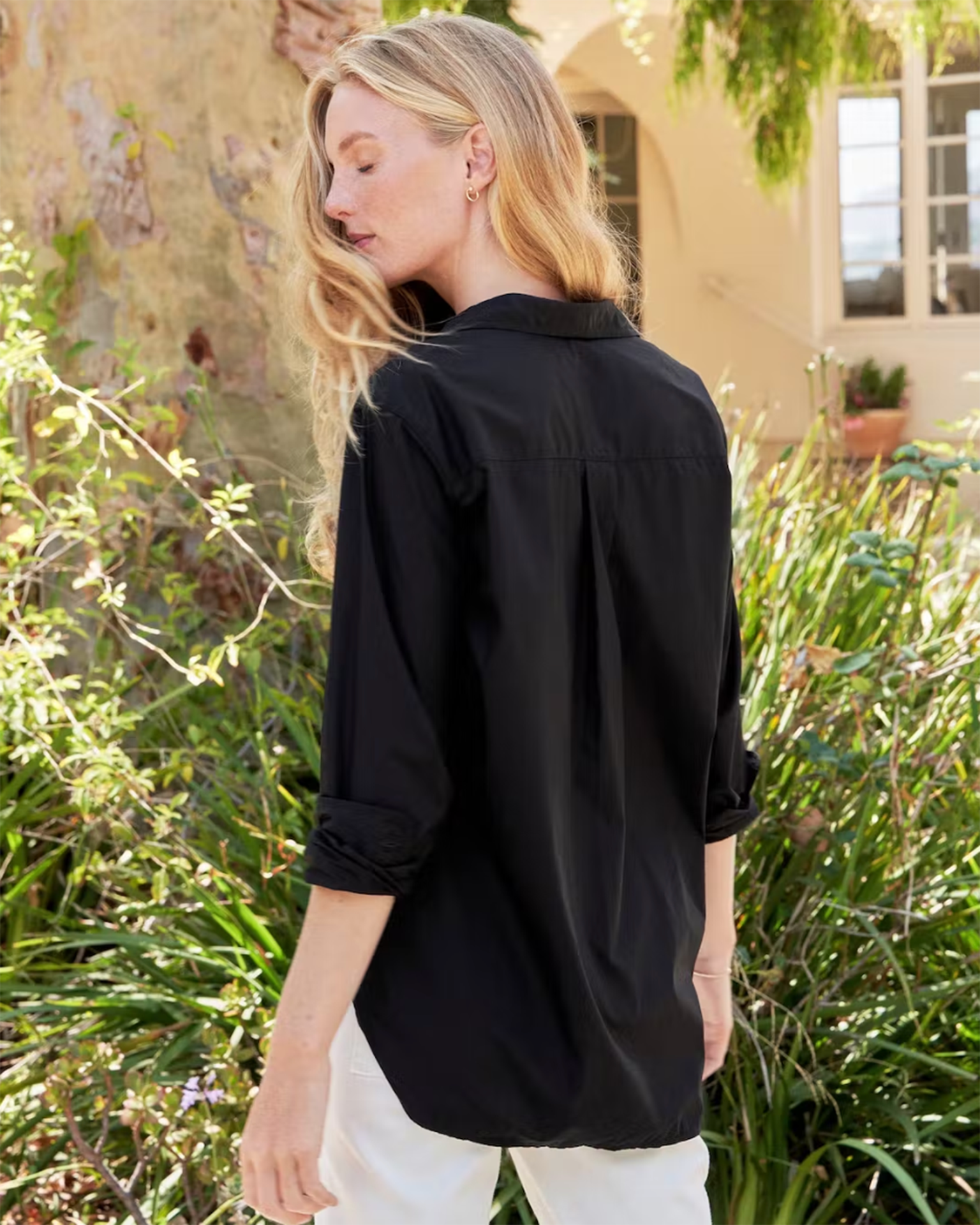 Frank & Eileen Clothing Joedy Button Up in Black Superfine