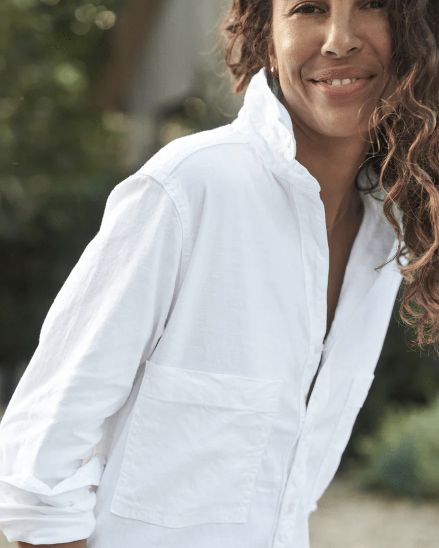 Frank & Eileen Clothing Northern Ireland Jumpsuit in White Linen