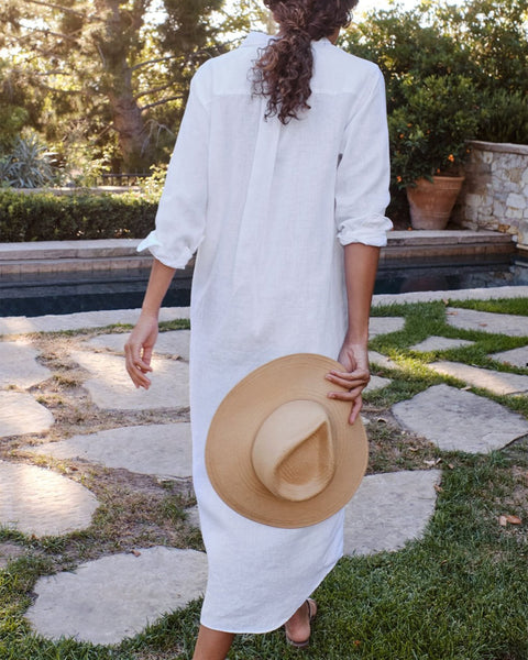 Frank & Eileen Rory in White Lived In Linen