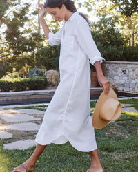 Frank & Eileen Rory in White Lived In Linen