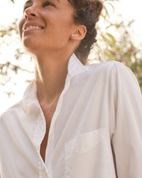 Frank & Eileen Silvio Button Up in White