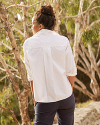 Frank & Eileen Silvio Button Up in White