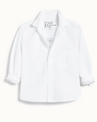 Frank & Eileen Clothing Silvio Woven Button Up in White