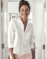 Frank & Eileen Clothing Silvio Woven Button Up in White