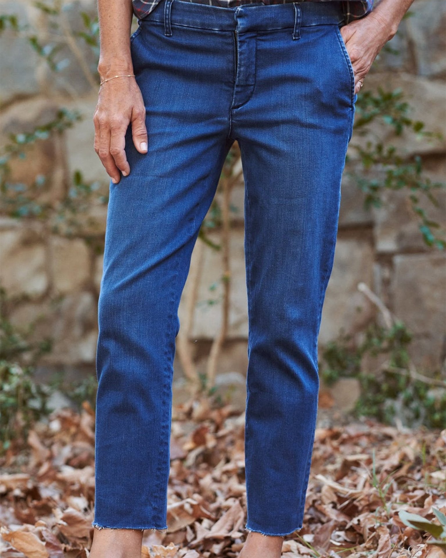 Wicklow Italian Chino in 1977 Blue Denim Wash