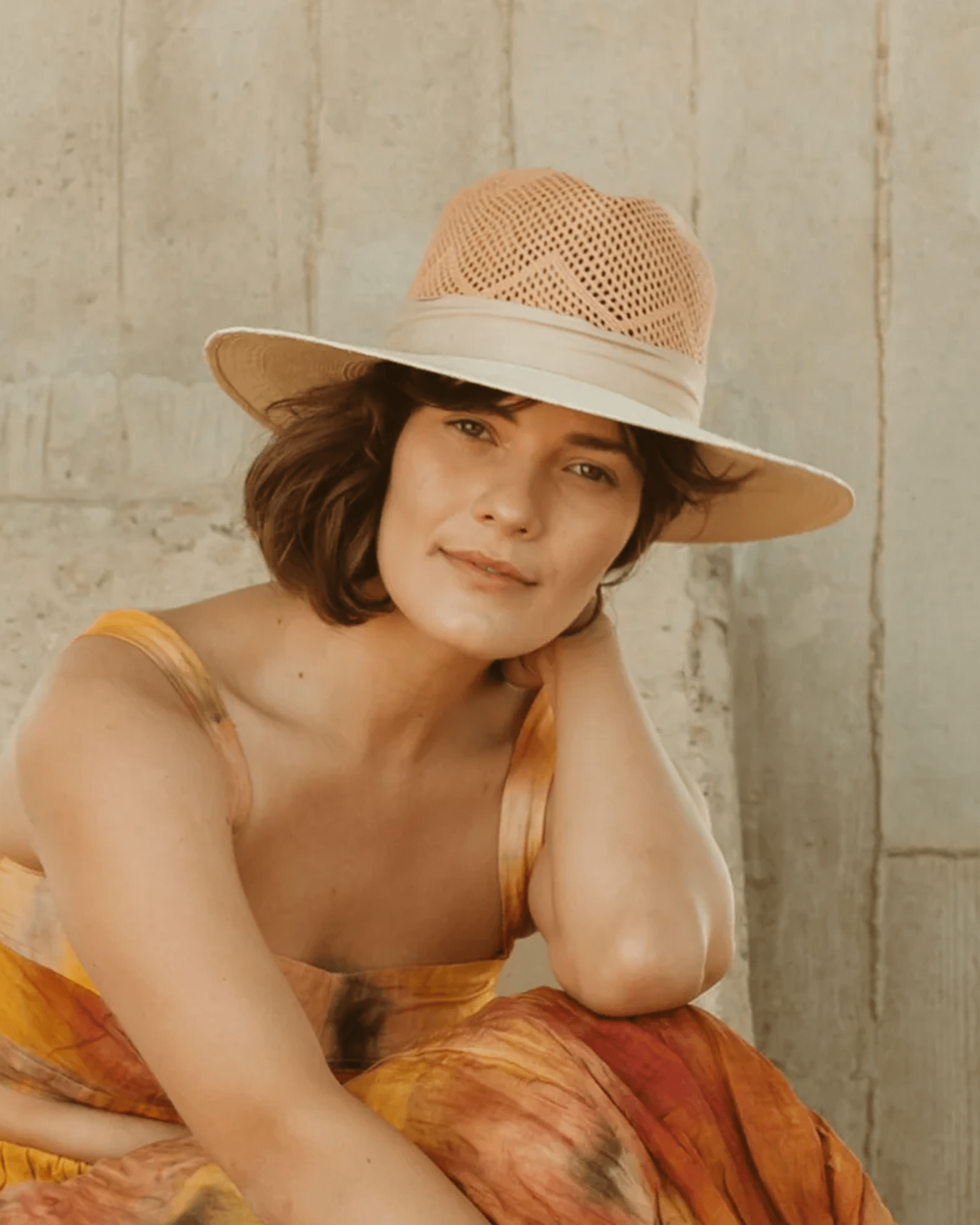 Freya Camellia in Sand/Natural