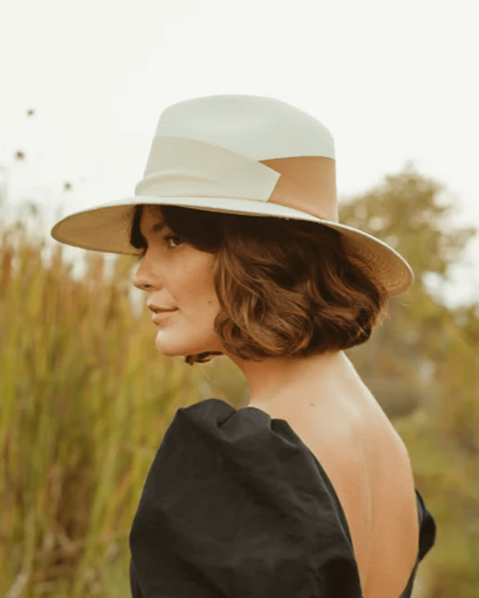 Camel panama hat sales