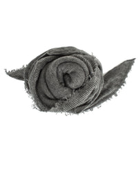 Grisal Love Cashmere Scarf in Heather Grey X Charcoal