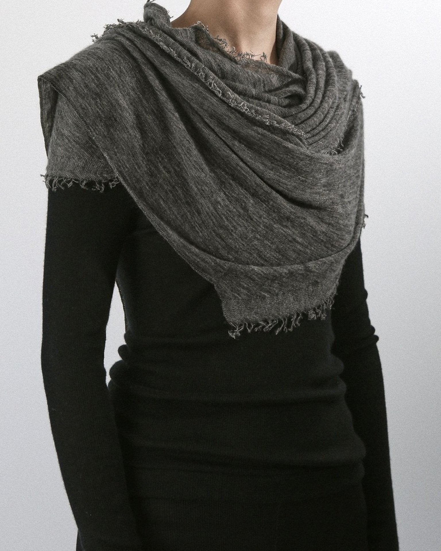 Grisal Accessories Pepper Love Cashmere Scarf in Pepper