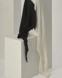 Grisal Accessories Black & Milk Love Duo Cashmere Scarf in Black & Milk