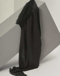 Grisal Love Duo Cashmere Scarf in Charcoal & Black