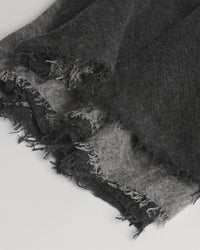 Grisal Love Duo Cashmere Scarf in Heather Grey & Charcoal