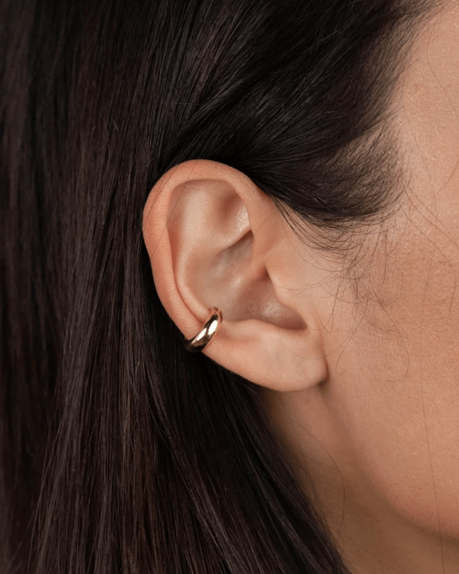 JaxKelly Jewelry 14K Gold Vermeil Bold Smooth Ear Cuff