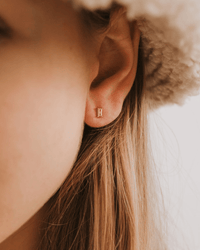 JaxKelly Lemon Baguette Earrings