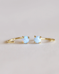 JaxKelly Jewelry Opal Opal Huggies