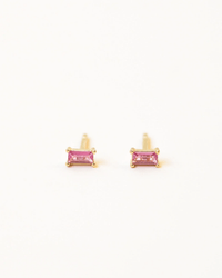 JaxKelly Rose Baguette Earrings