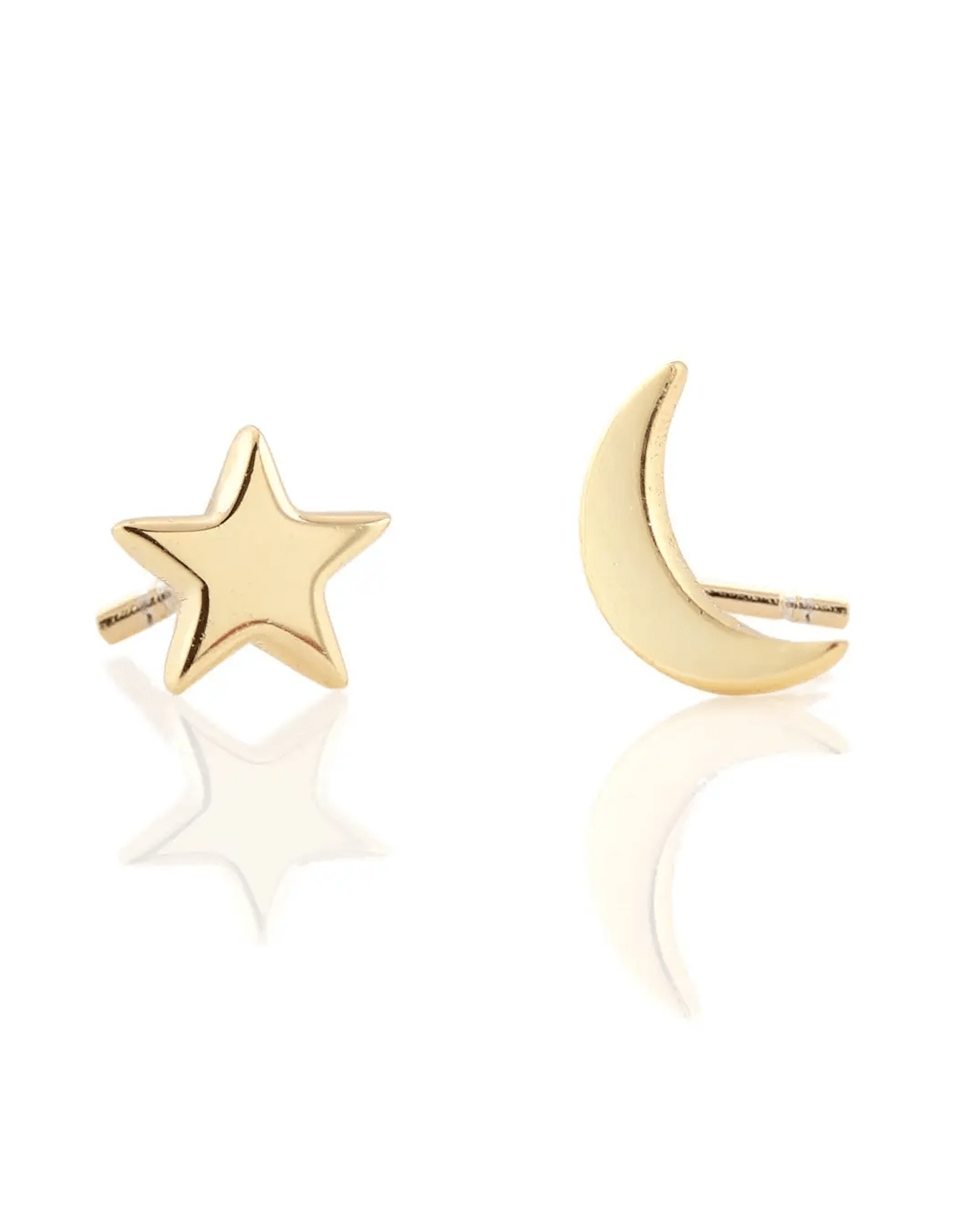 Kris Nations Gold Star and Moon Studs