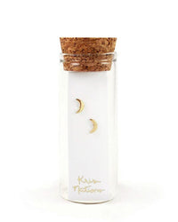 Kris Nations Moon Studs in Silver