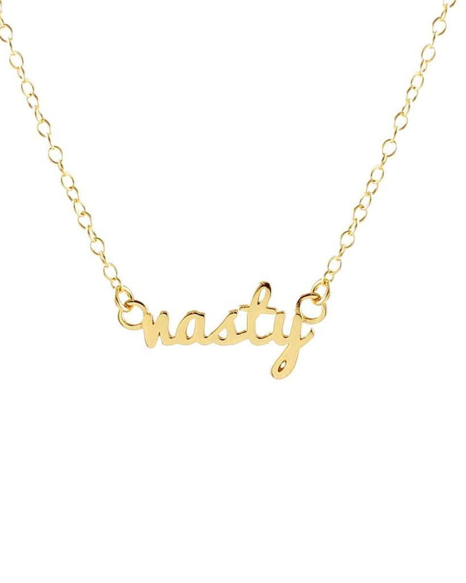 Kris Nations Nasty Necklace in Gold