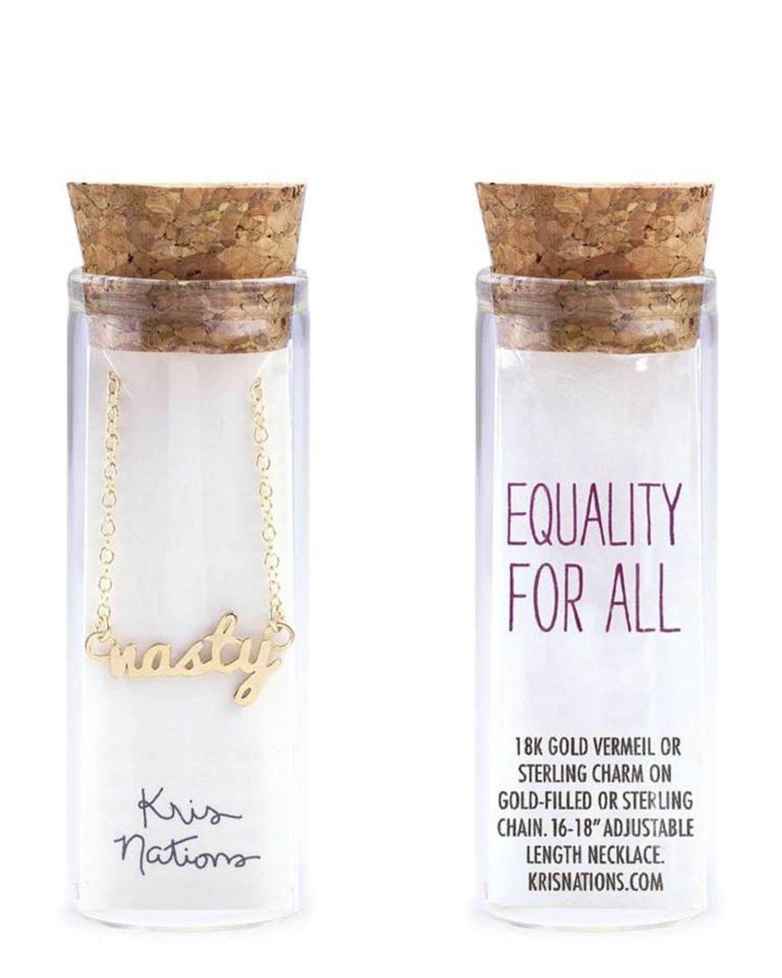 Kris Nations Nasty Necklace in Gold