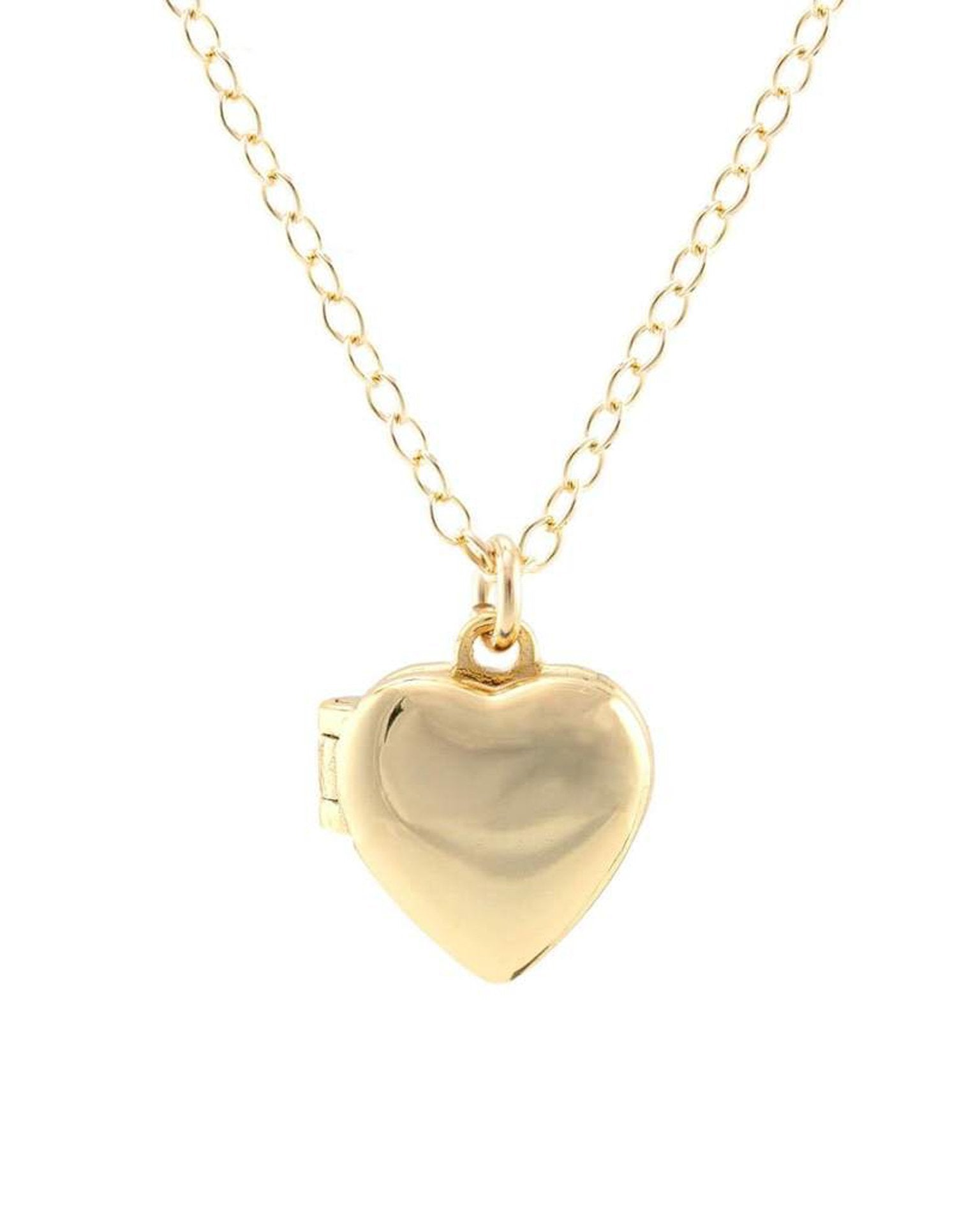 Kris Nations Small Heart Locket in Gold