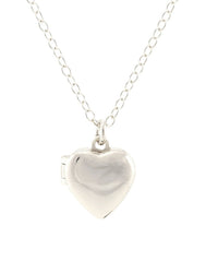 Kris Nations Small Heart Locket in Silver