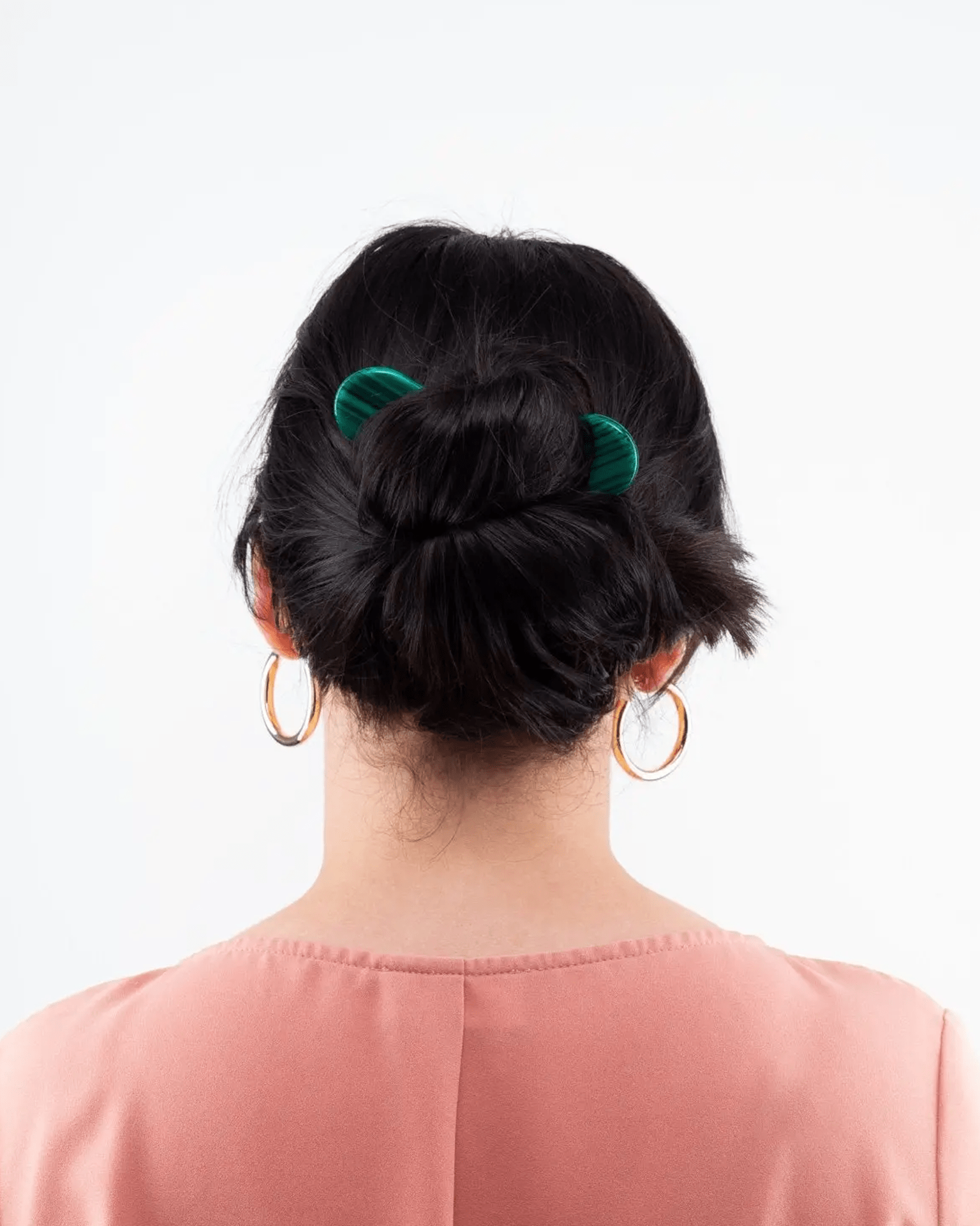 Machete Accessories Malachite French Hair Pin in Malachite