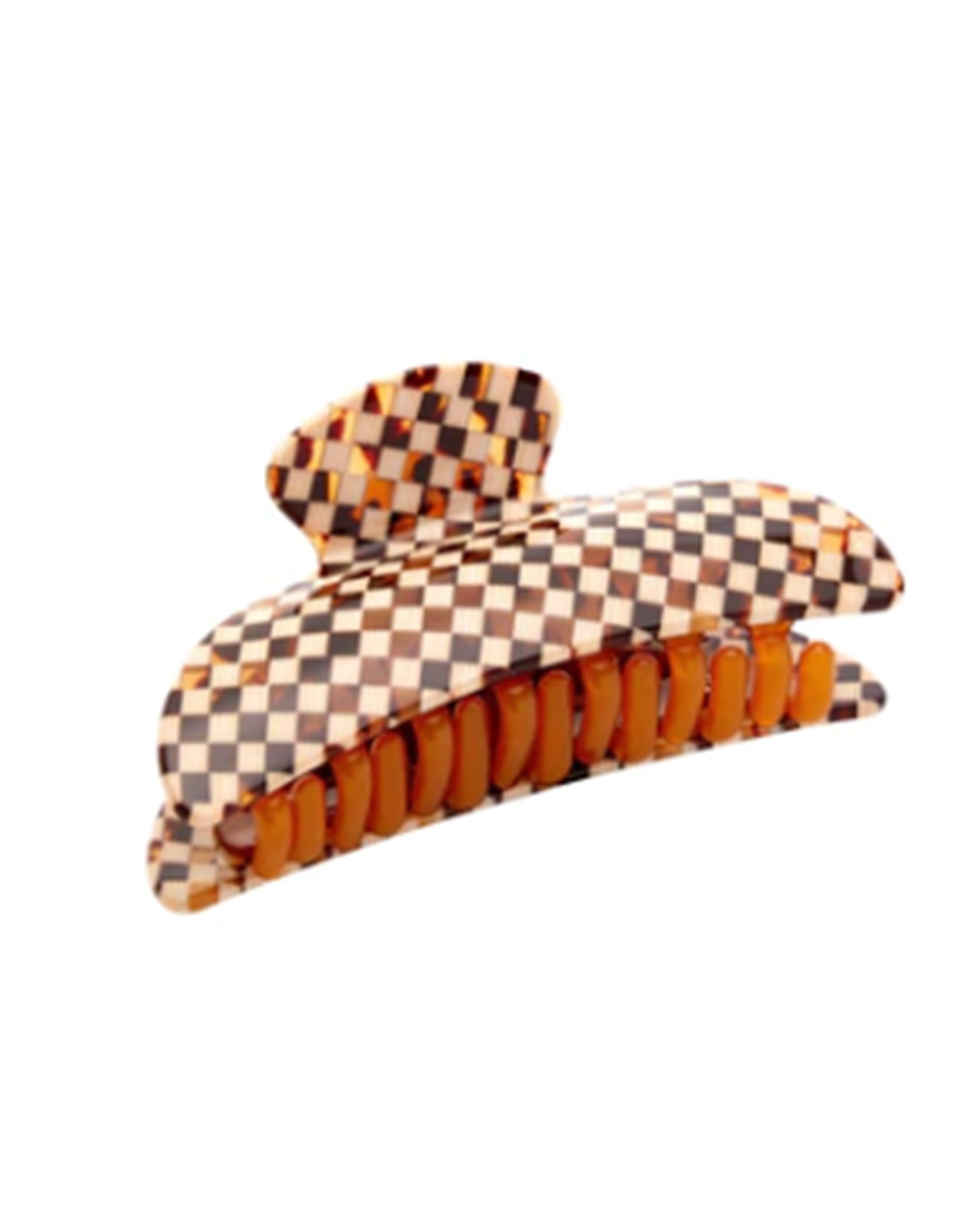 Machete Midi Heirloom Claw in Tortoise Checker