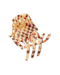 Machete Mini Claw in Tortoise Checker