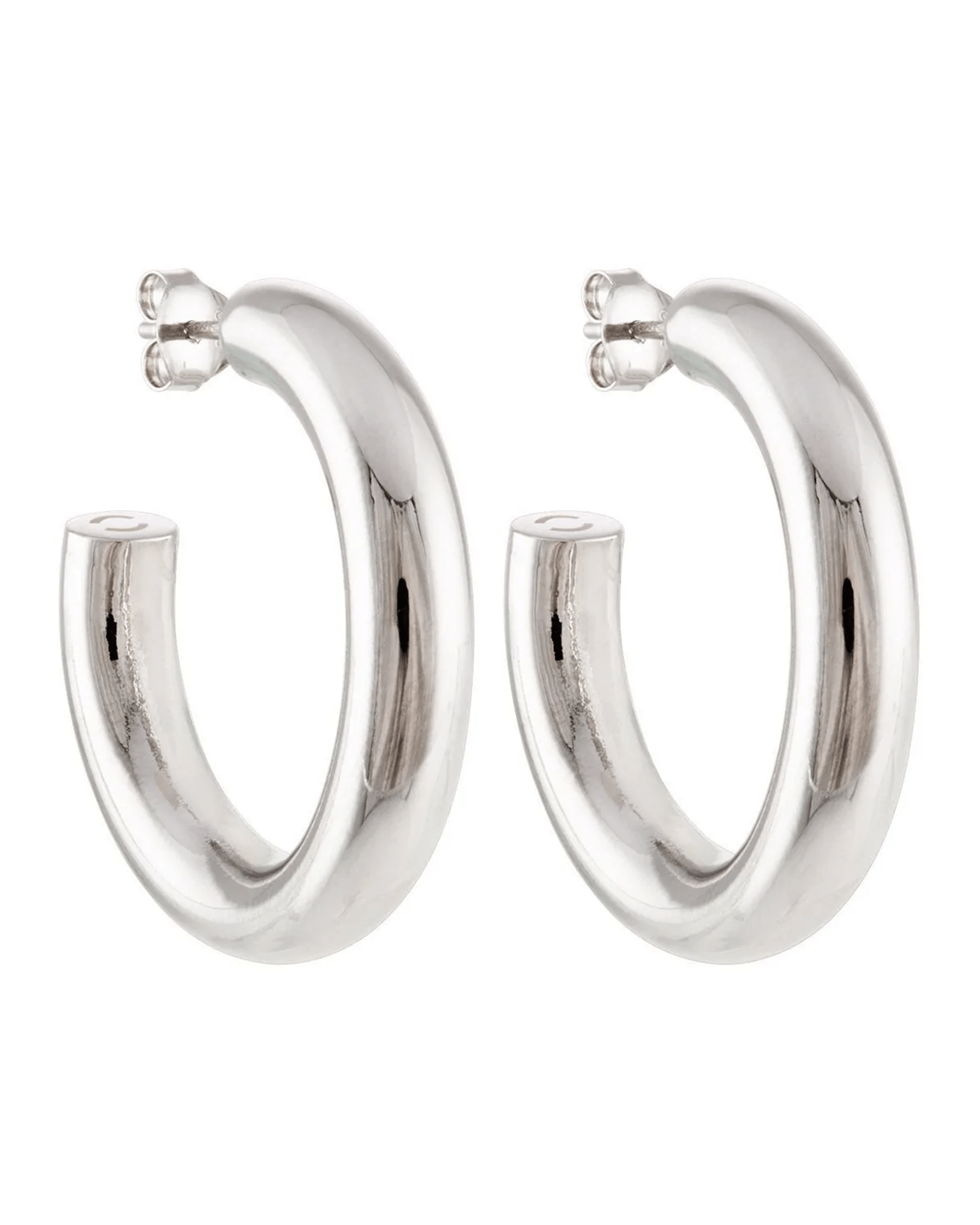Machete Perfect Hoops in Silver