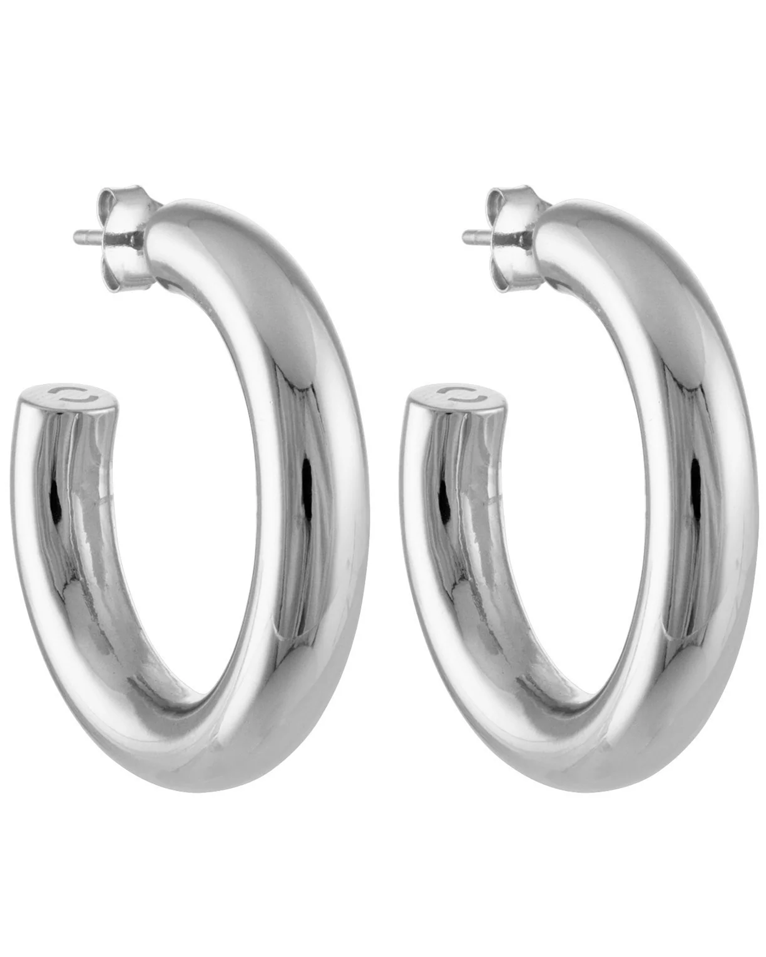 Machete Perfect Hoops in Silver