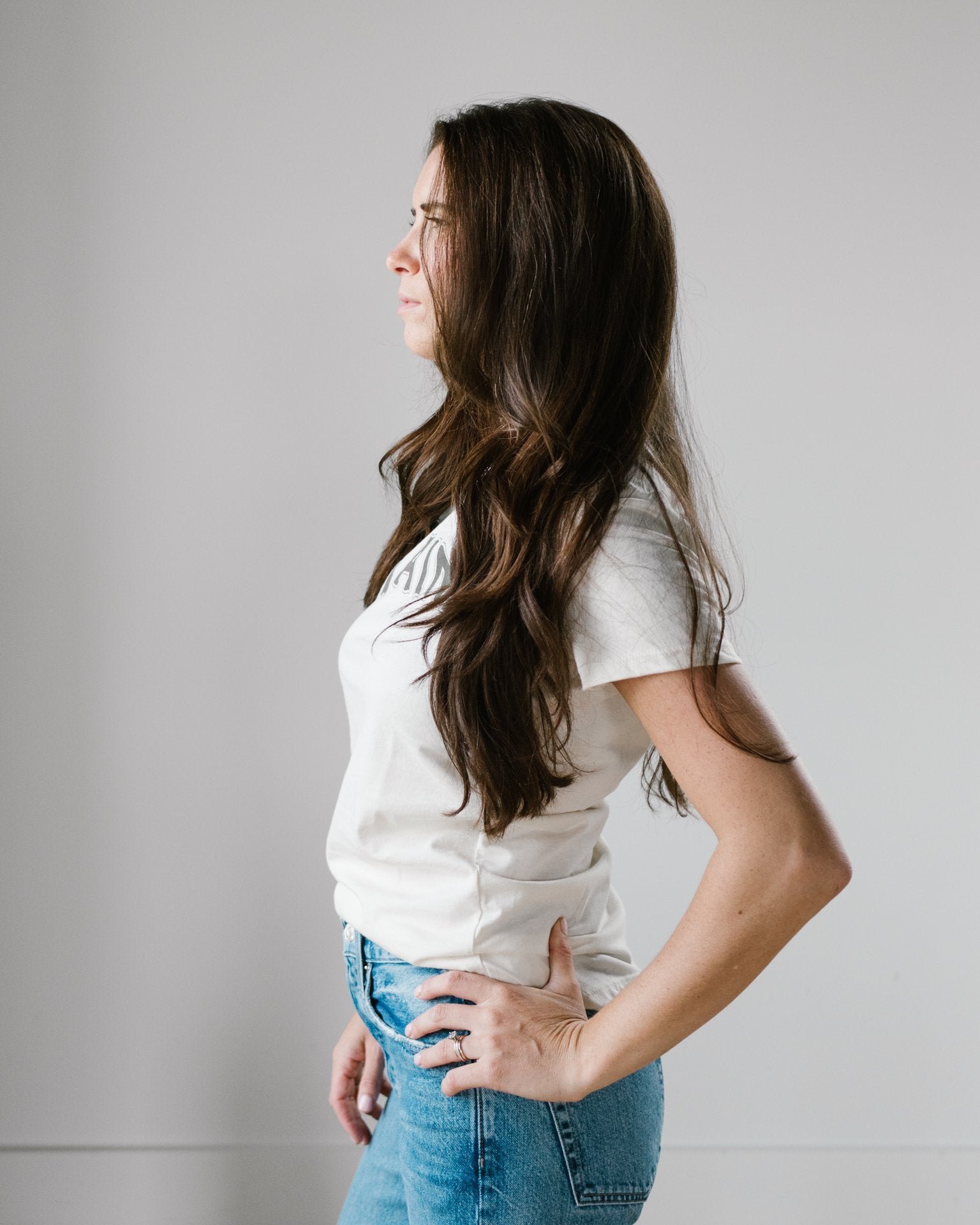 Milo in Maine Camp Maine Tee in Off White