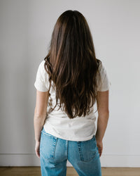 Milo in Maine Camp Maine Tee in Off White