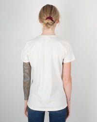 Milo in Maine Script Maine Short Sleeve Crew In Off White