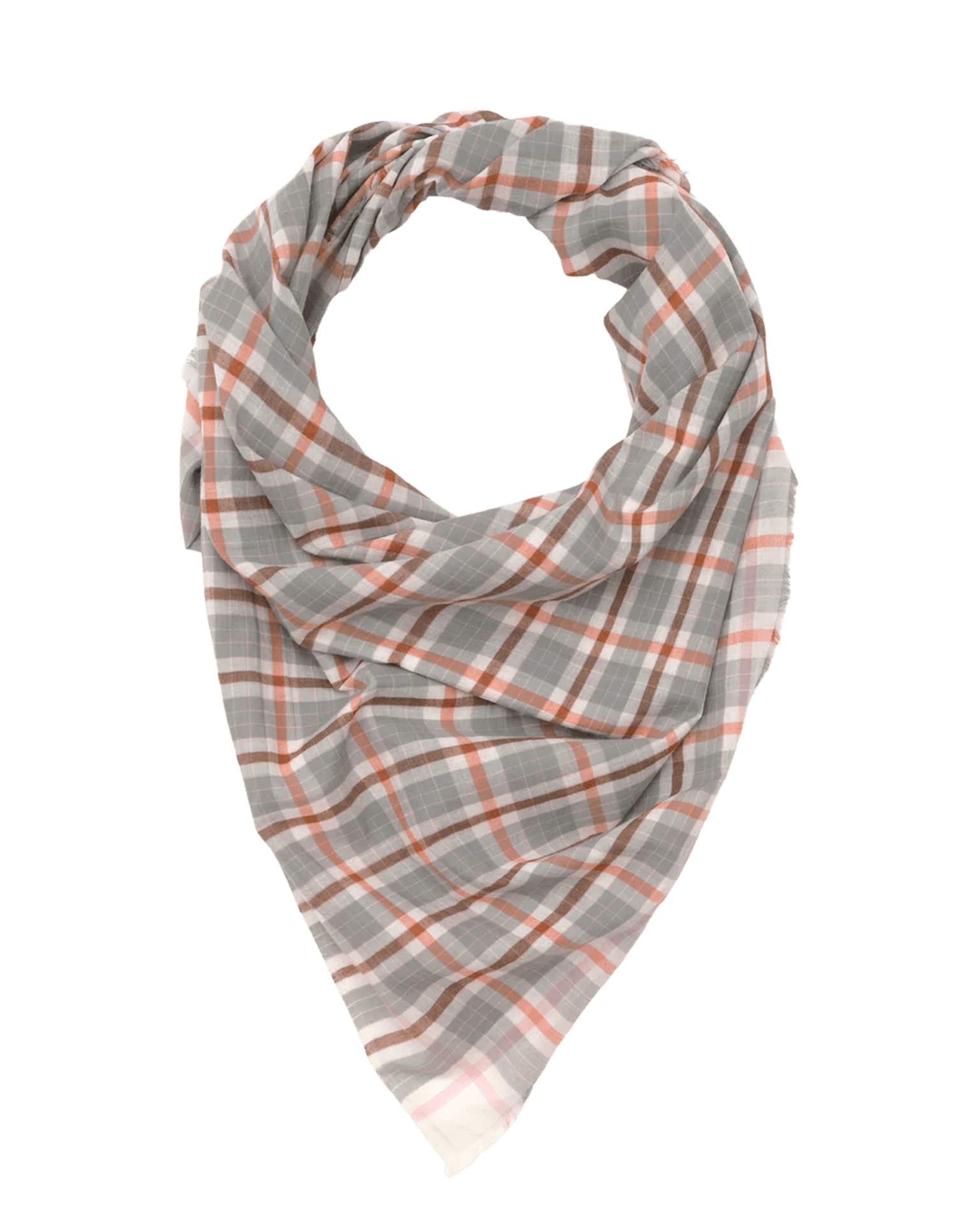 Moismont Plaid Bandana in Cloud