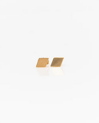 Nashelle Jewelry Gold Diamond Stud Earrings in Gold