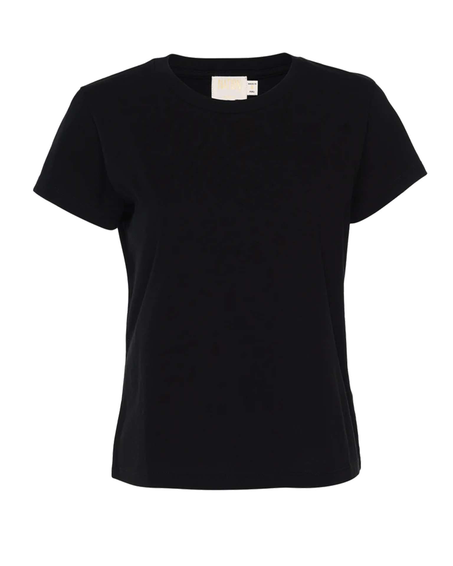 Nation LTD Goldie Boxy Tee in Black