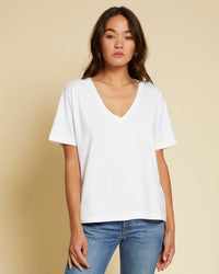 Nation Ltd Clothing Nina Vintage Fit V in White