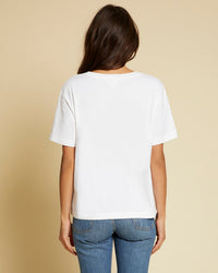 Nation Ltd Clothing Nina Vintage Fit V in White