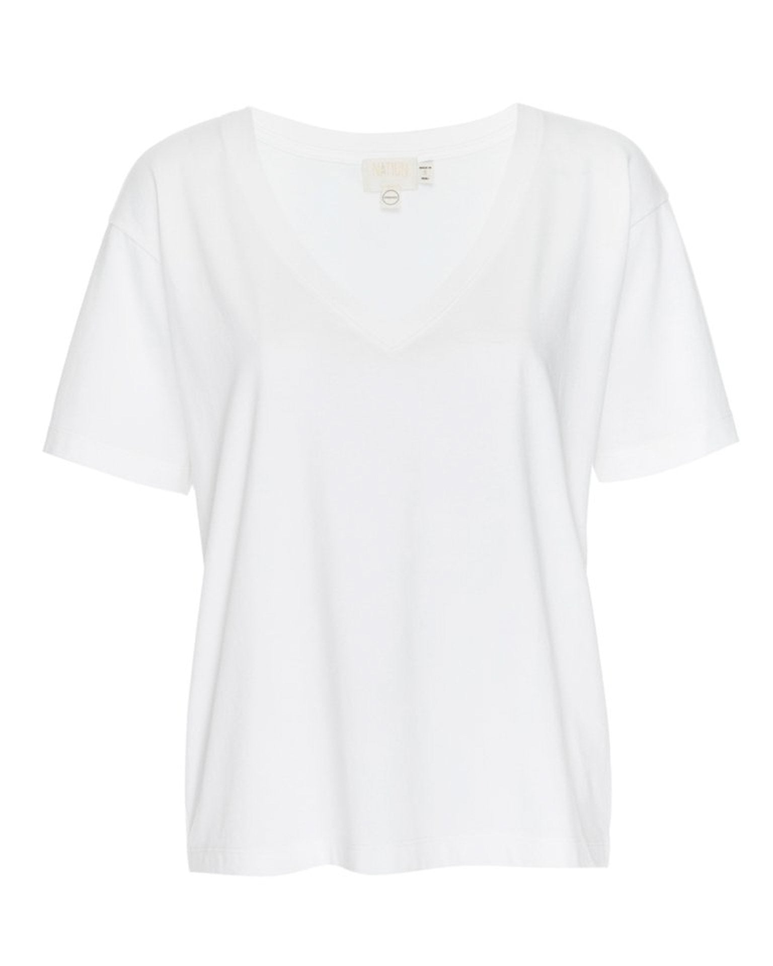 Nation Ltd Clothing Nina Vintage Fit V in White