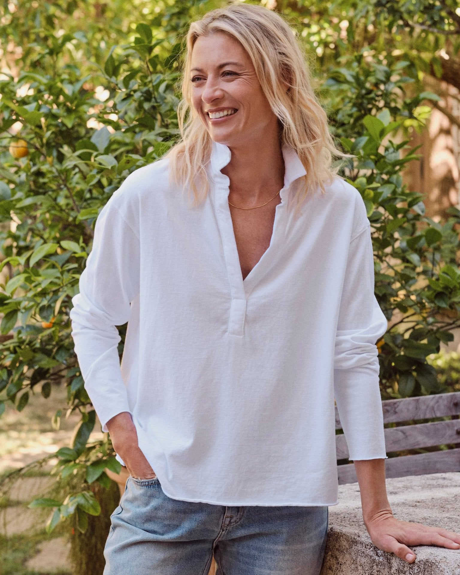 Frank & Eileen Patrick Henley in White