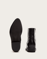 FRYE Billy Inside Zip in Black