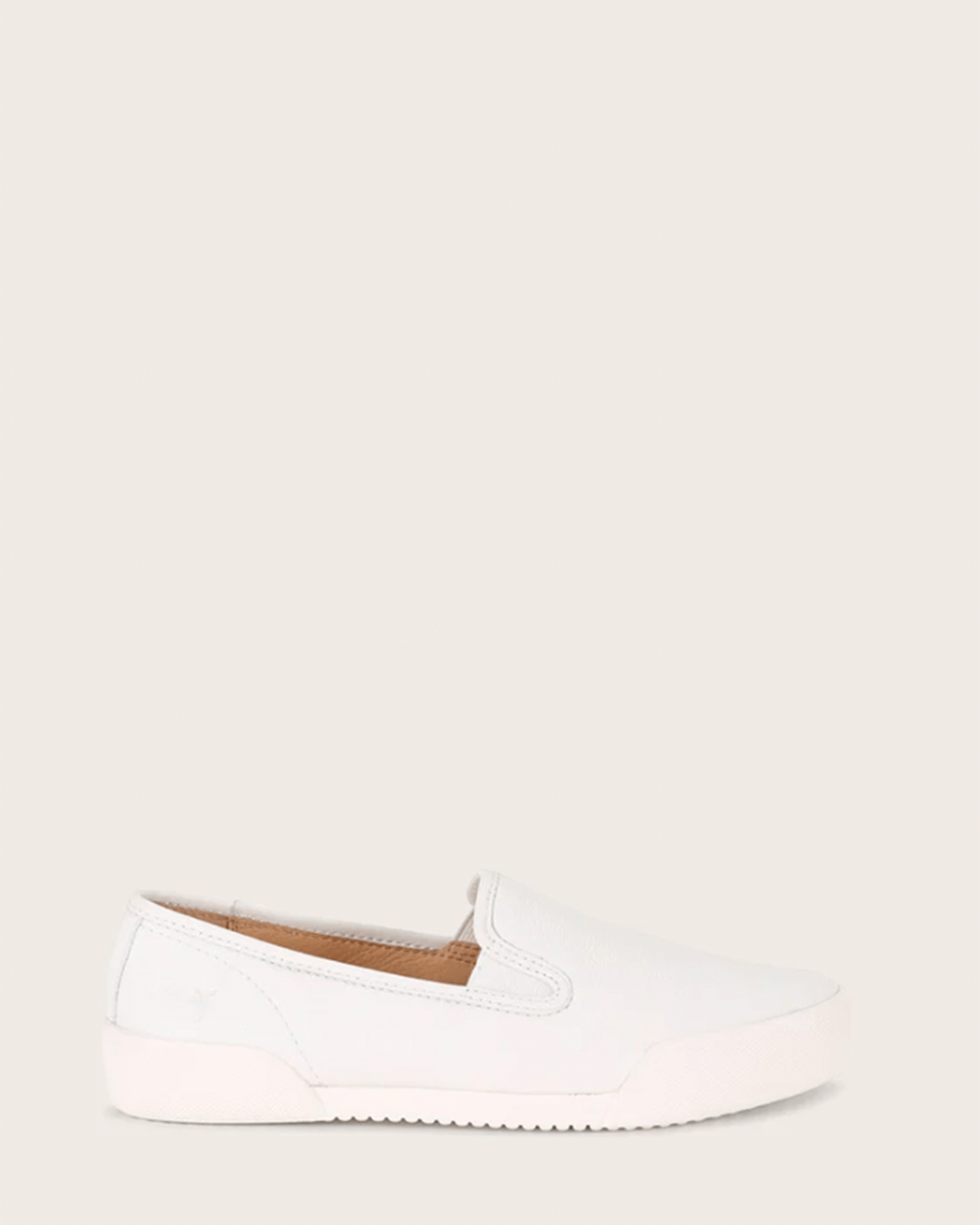 FRYE Mia Slip On in White Bliss Boutiques