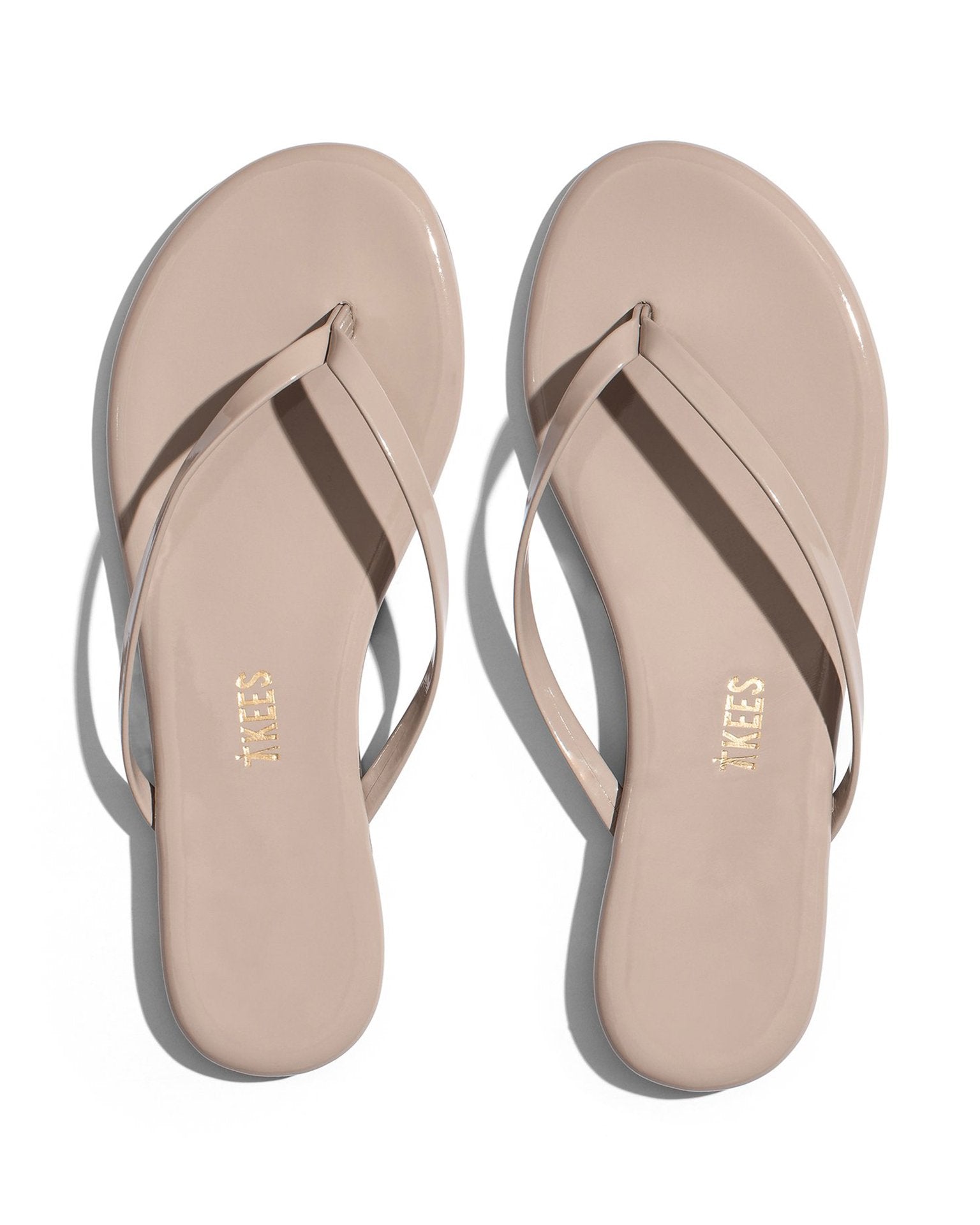 Glosses Flip Flop in Custard