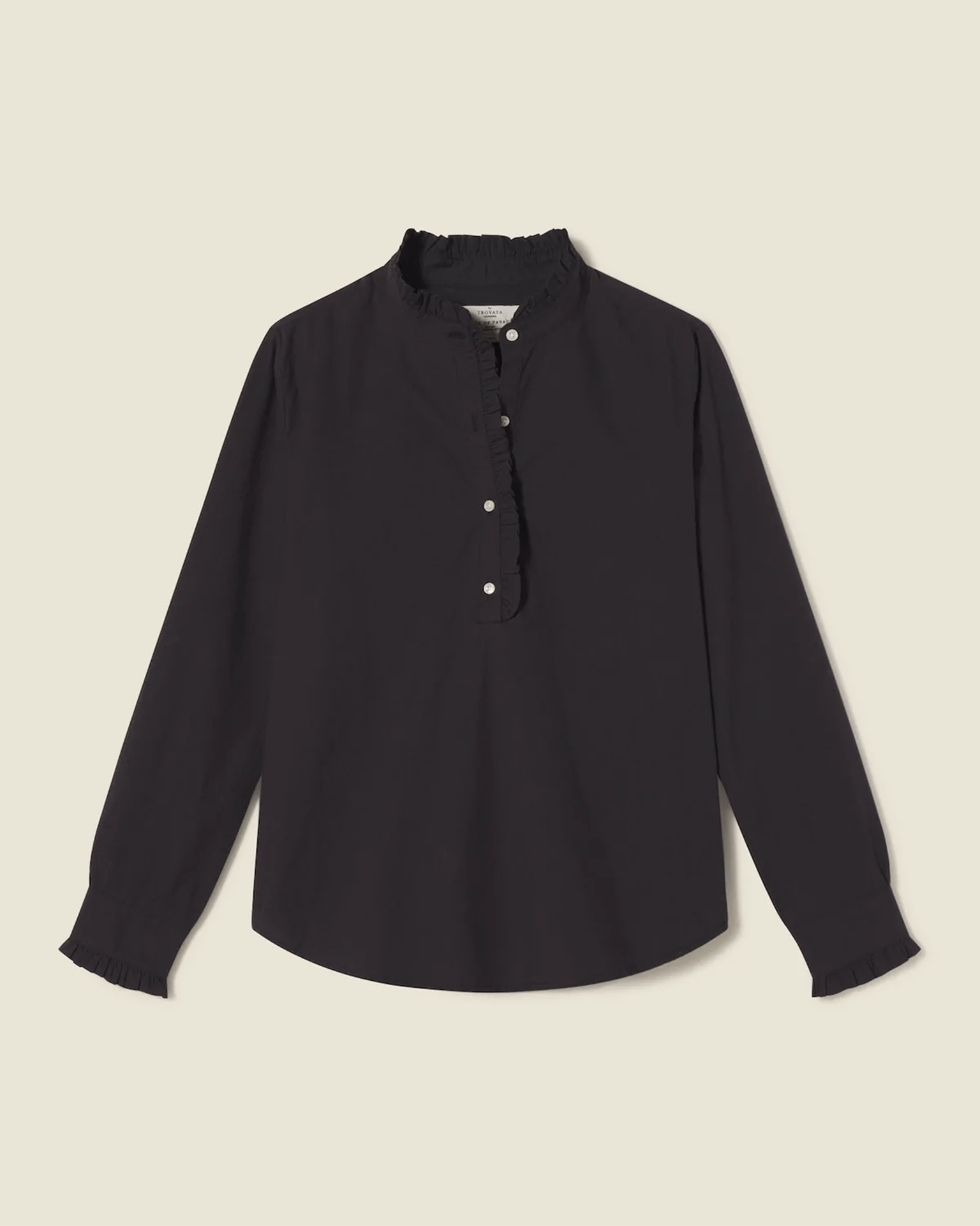 Trovata Birds of Paradis Breezy Blouse in Black