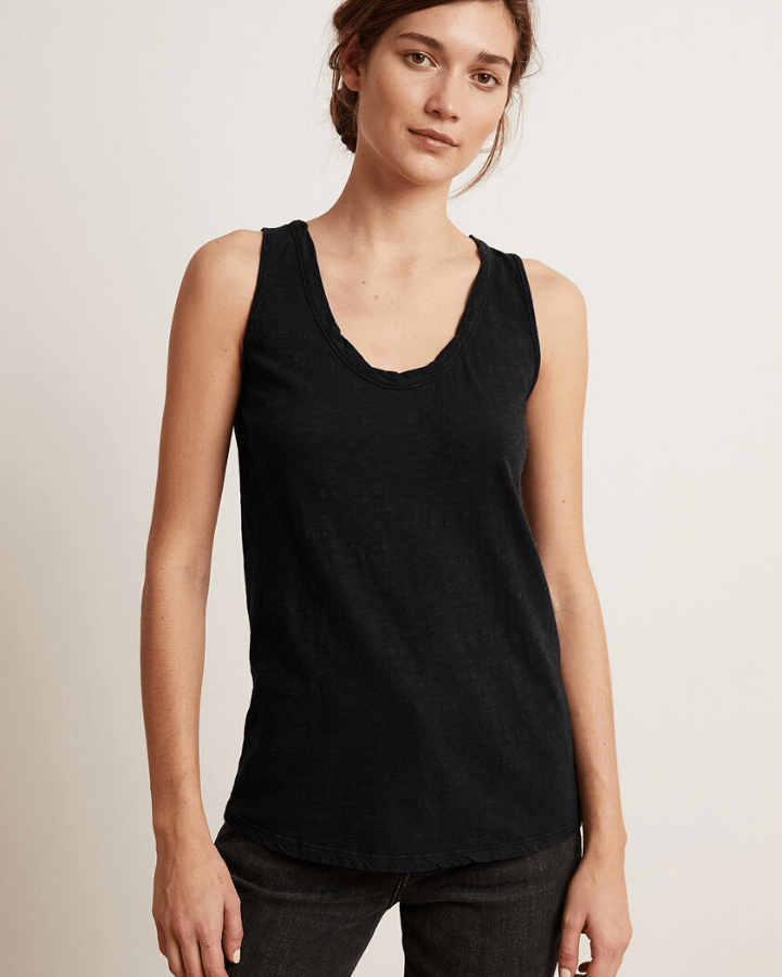 Velvet by Graham & Spencer Joy Tank Top in Black
