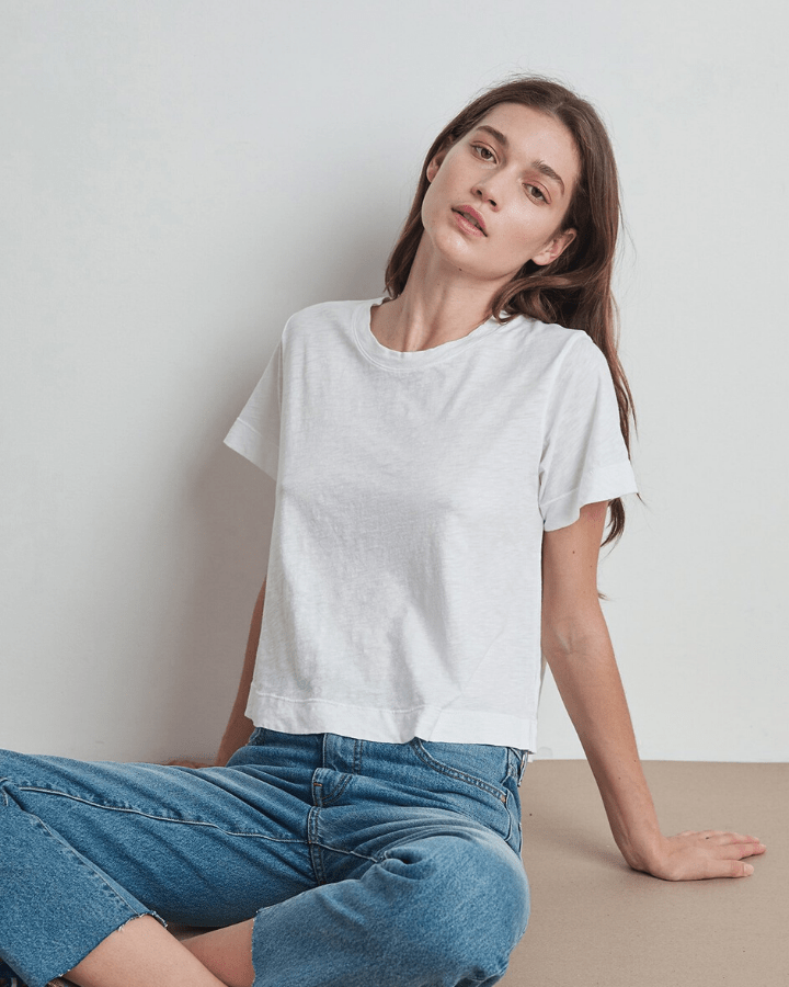 Velvet by Graham & Spencer Lula Swing Tee in White