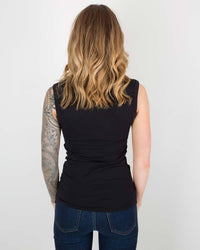 Velvet by Graham & Spencer Estina Scoop Neck Tank Top in Black