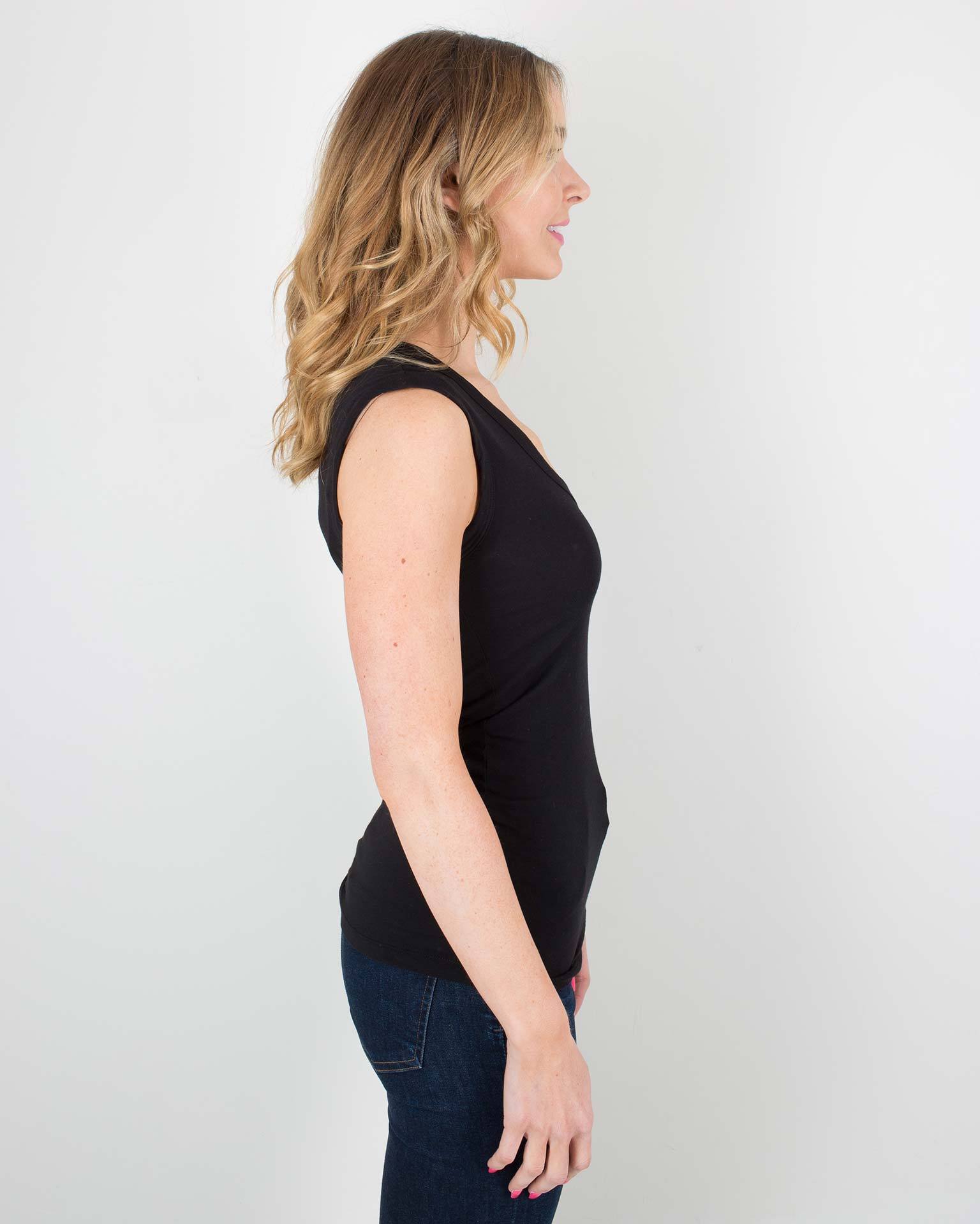 Velvet by Graham & Spencer Estina Scoop Neck Tank Top in Black